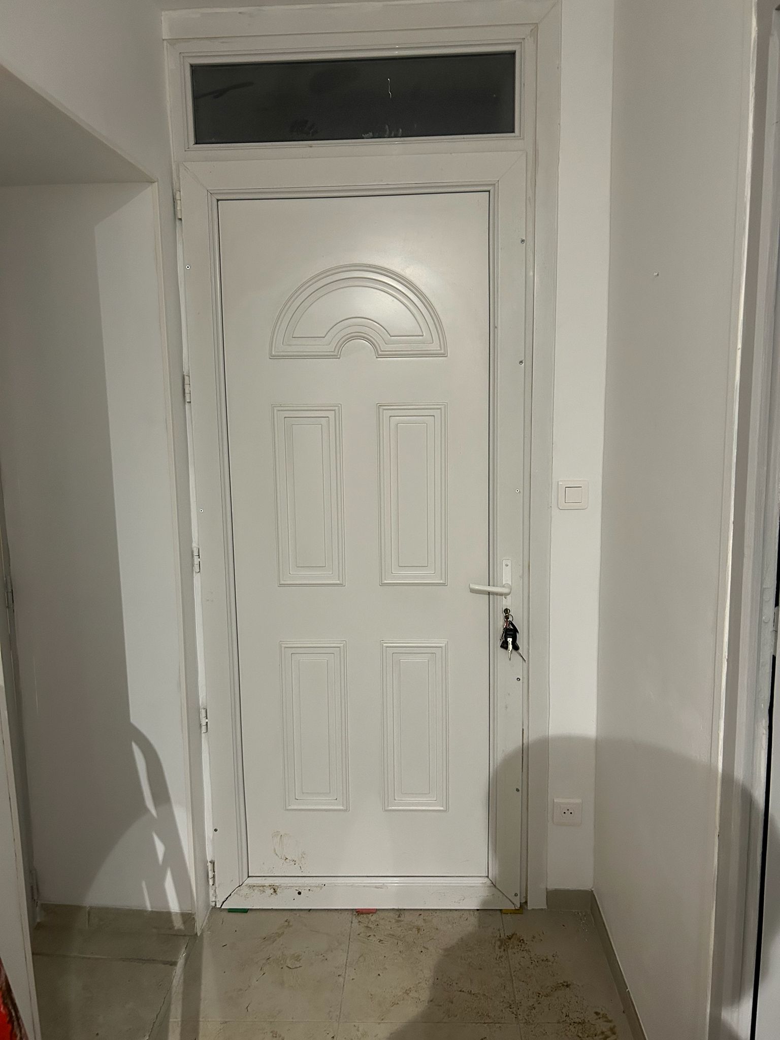 Effraction porte PVC — mise en sécurité — photo 1